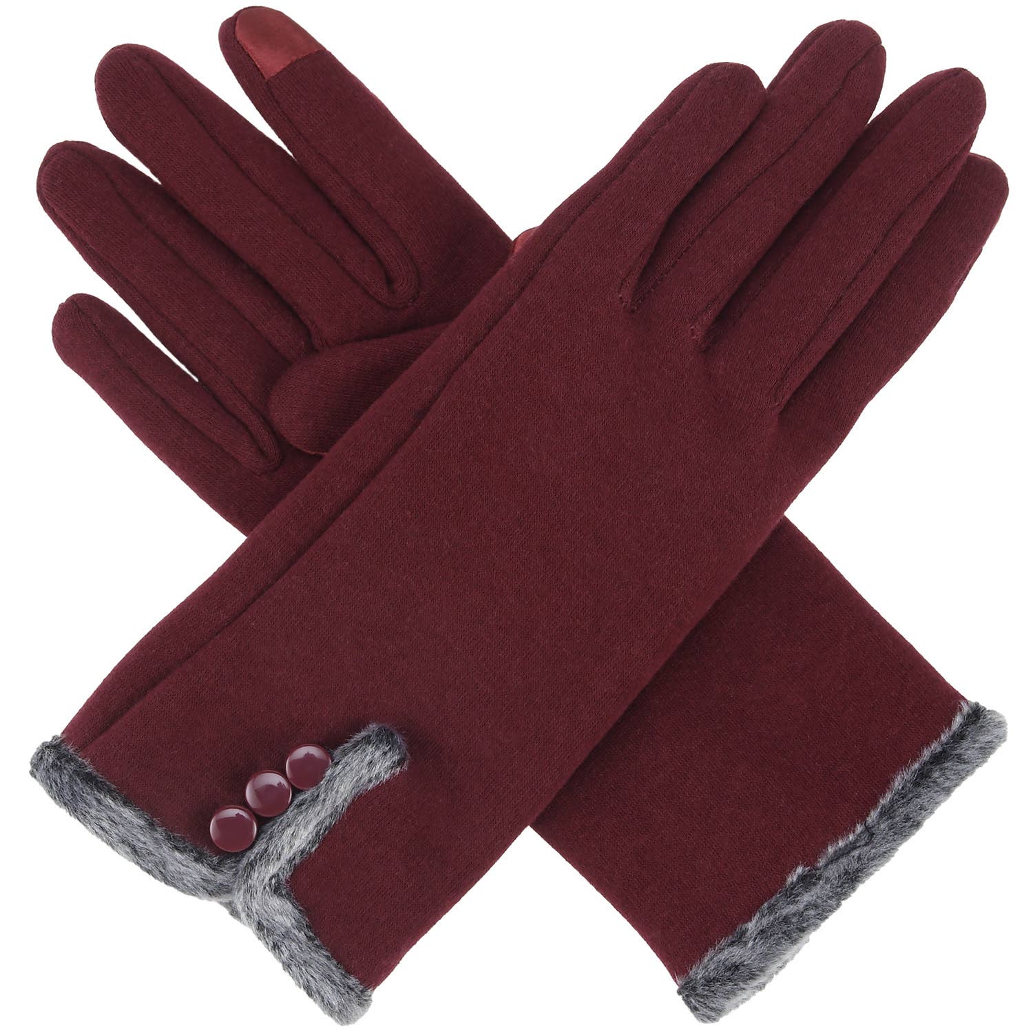 Jasper Trading LLC - Wholesale Gloves - Women's - JG767 - One Dozen Ladies Fleece Texting Gloves (555)4