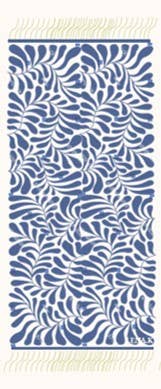 Les foutas de LENA-K – wholesale Strandhandduk – FLOWER FLEUR fouta i jacquardvävd 100 % återvunnen bomull1