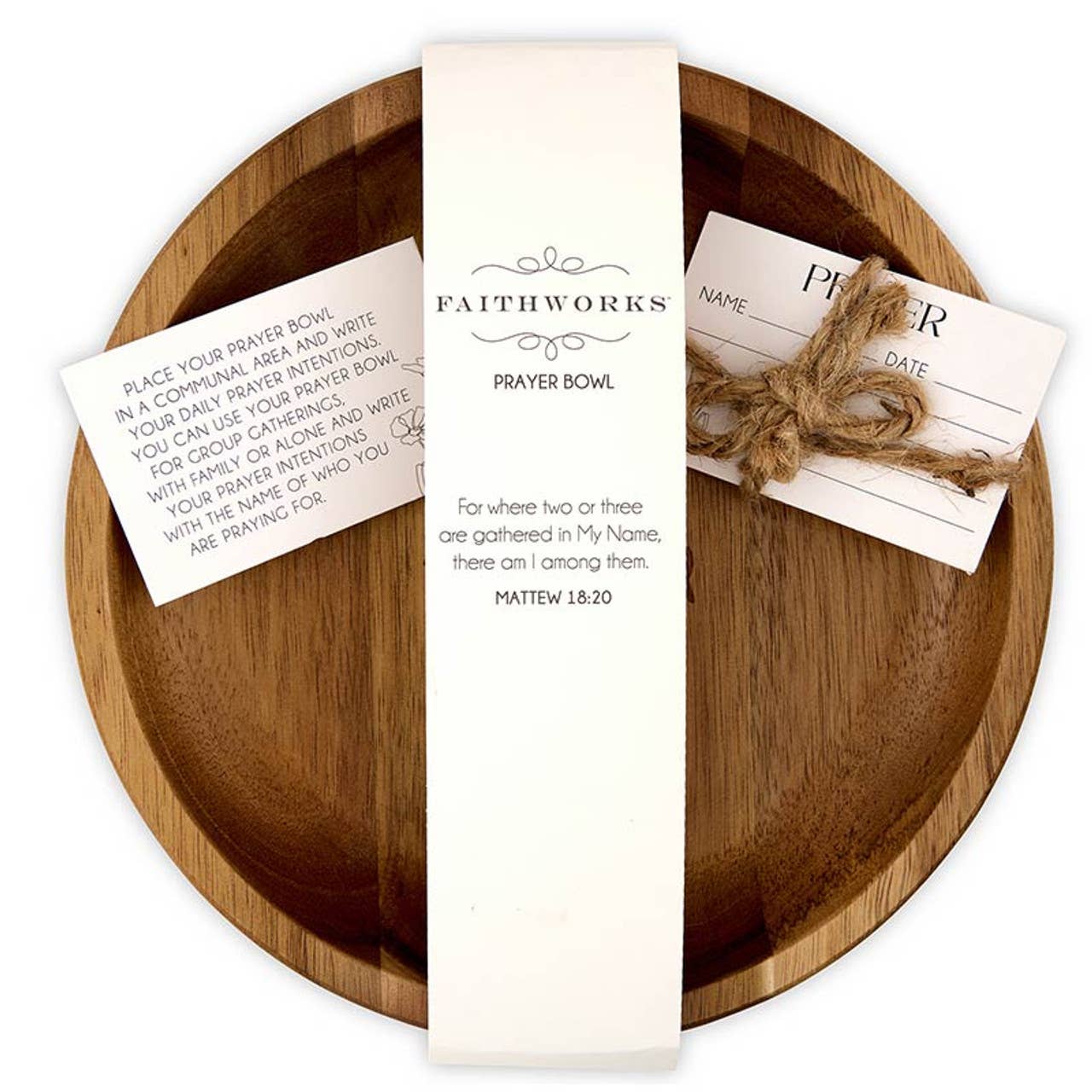 Faithworks by Creative Brands - Wholesale Decorative Plate/Dish/Bowl - Prayer Bowl - Circle2