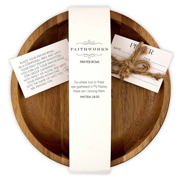 Faithworks by Creative Brands - Wholesale Decorative Plate/Dish/Bowl - Prayer Bowl - Circle2