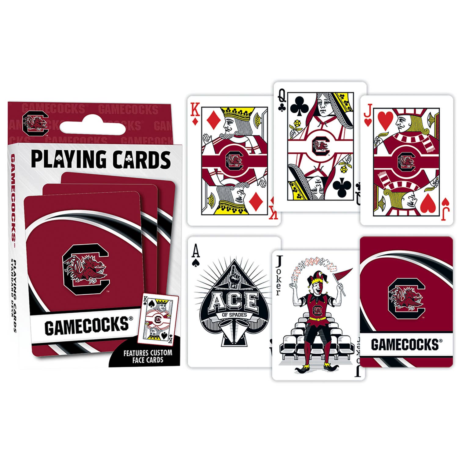 Masterpieces Puzzles - Wholesale Playing Cards - South Carolina Gamecocks Playing Cards2