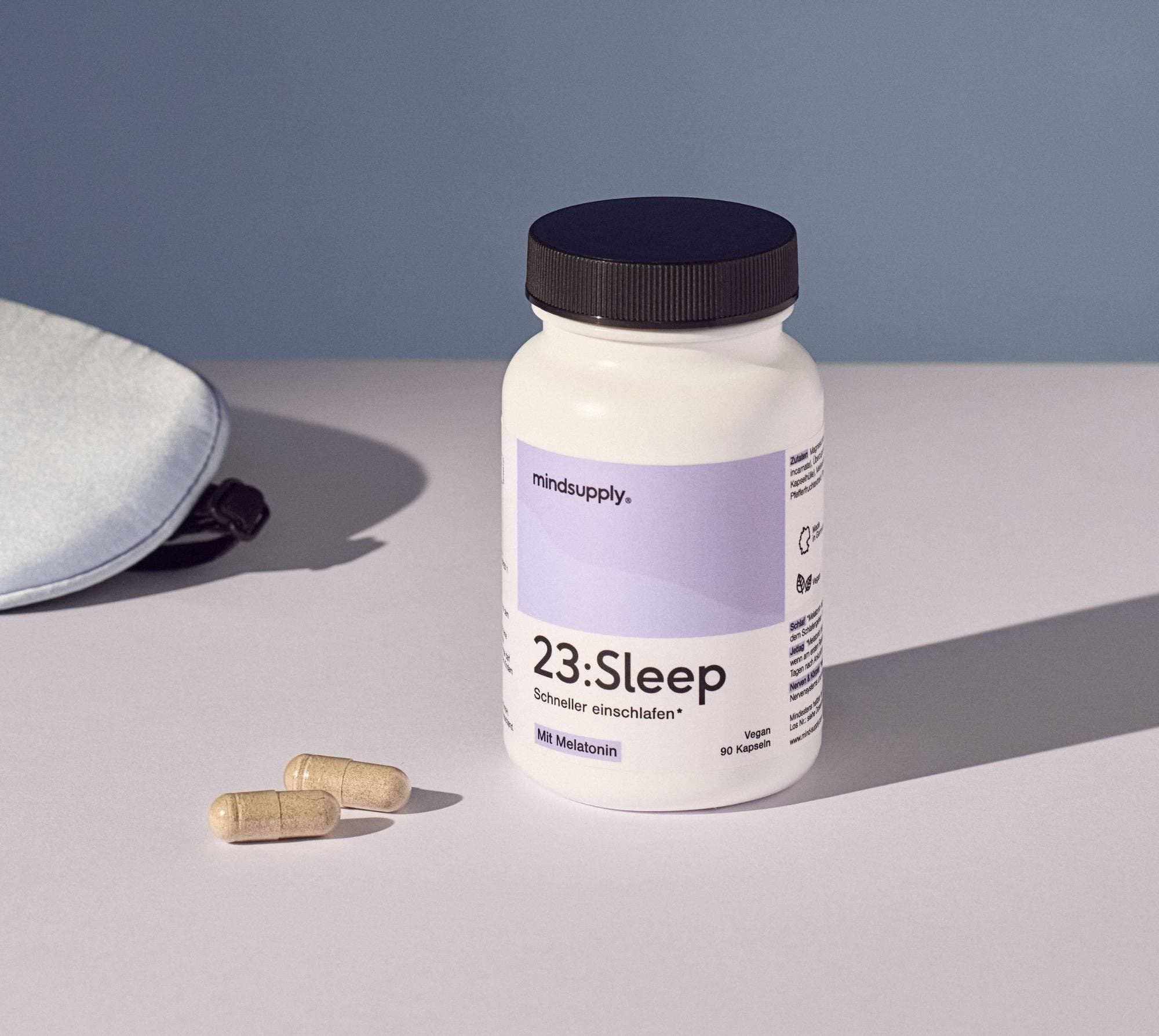 mindsupply – Suplemento/vitamina oral por atacado – 23:Sleep — A cápsula do sono com melatonina