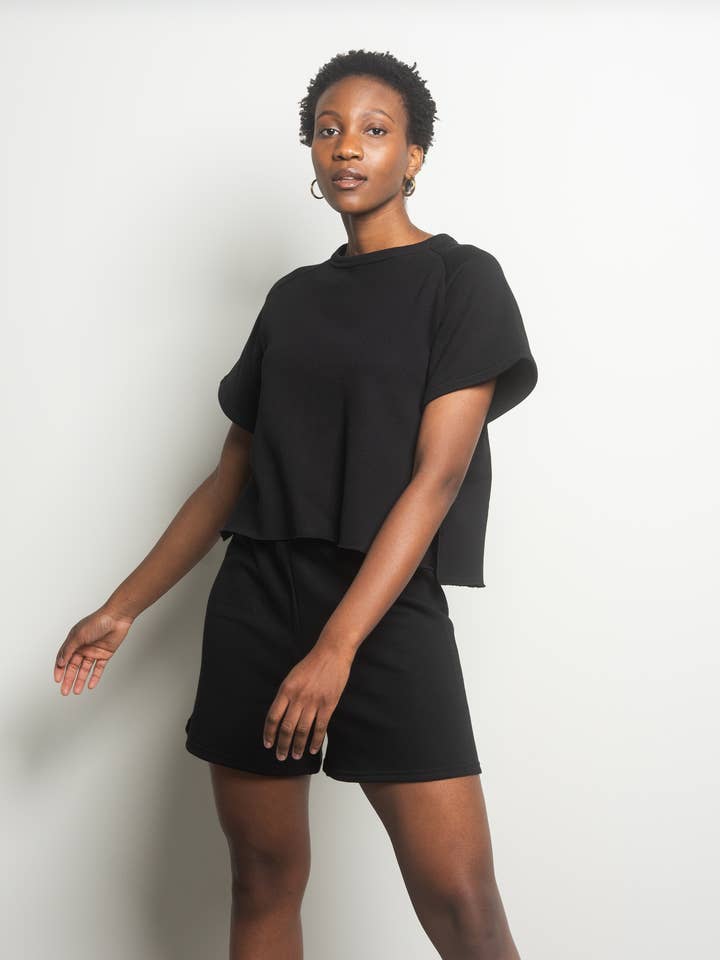 Calções Terry de Algodão Reciclado por atacado de Baby Be Good