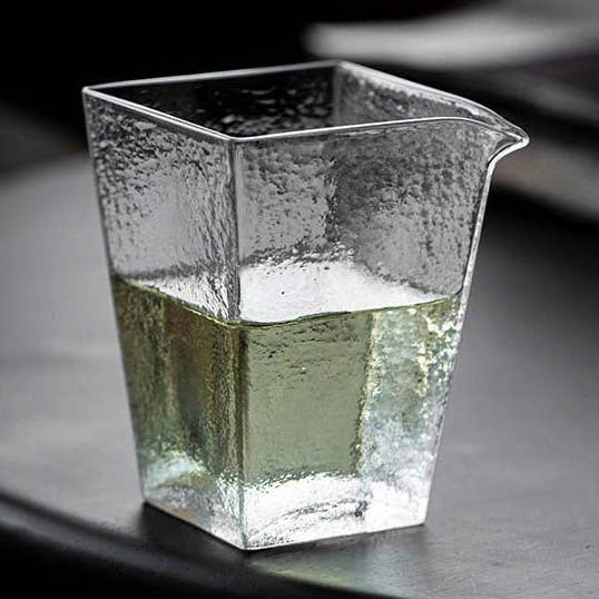 Gohobi Handmade Square Glass Pitcher for wholesale by Gohobi (We cover U.S. import duties)