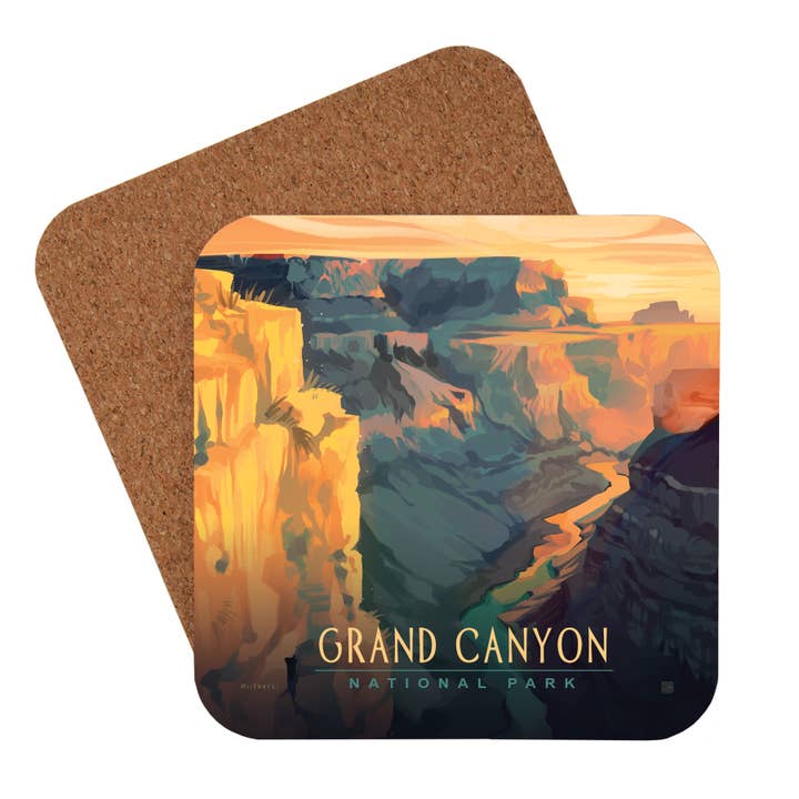 Grand Canyon NP Deep Shadows Coaster for wholesale by Tourist Courts