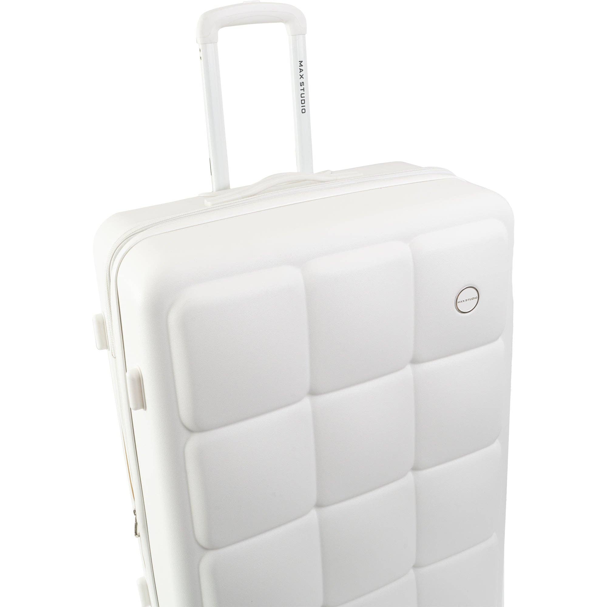 Magid - Wholesale Luggage - Max Studio The Square Embossed ABS 2-Piece Hard-Sided Luggage Set3