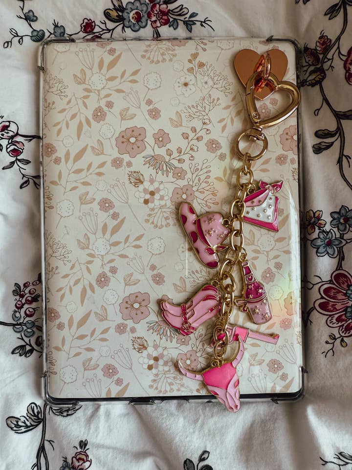 Western/Cowgirl Themed Kindle Chain for wholesale by Violet Moon Studio