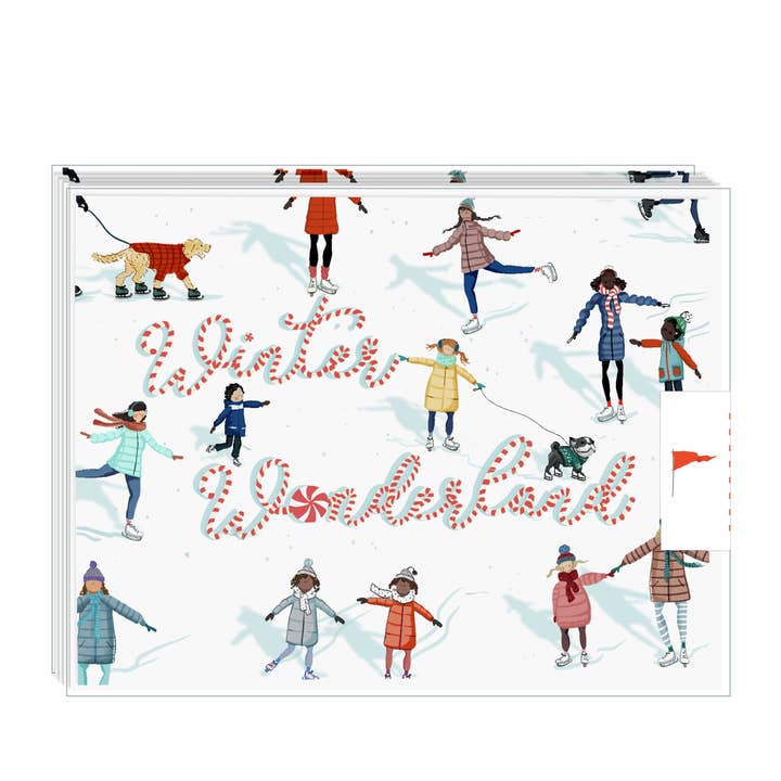 Ramus & Co. - Venta al por mayor Tarjetas de Navidad - Winter Wonderland Juego surtido de 121