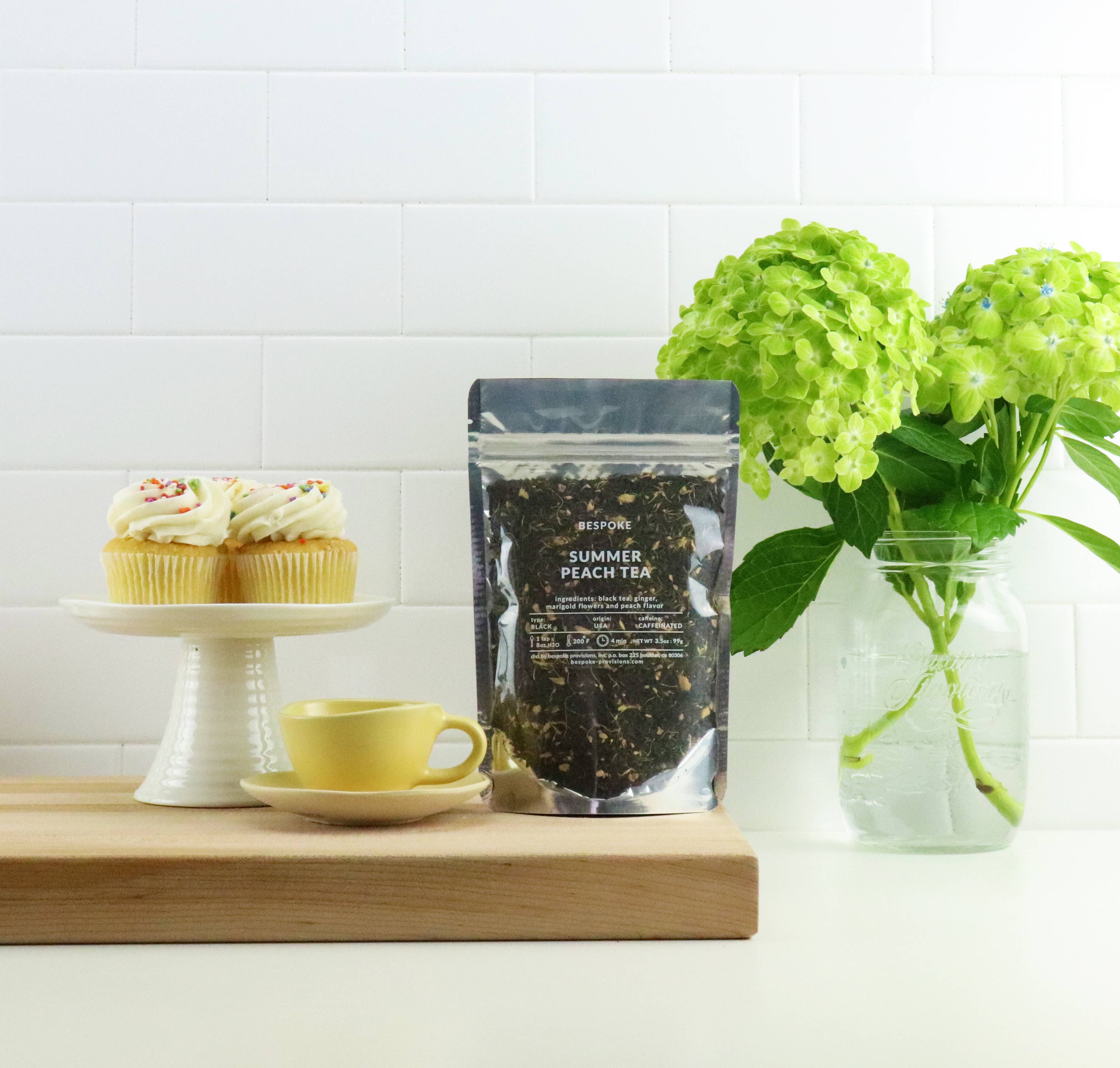 Bespoke Provisions – Engroshandel Løs te – Sommerfersken Sort Te - Økologisk Premium Løsbladet 100 g2