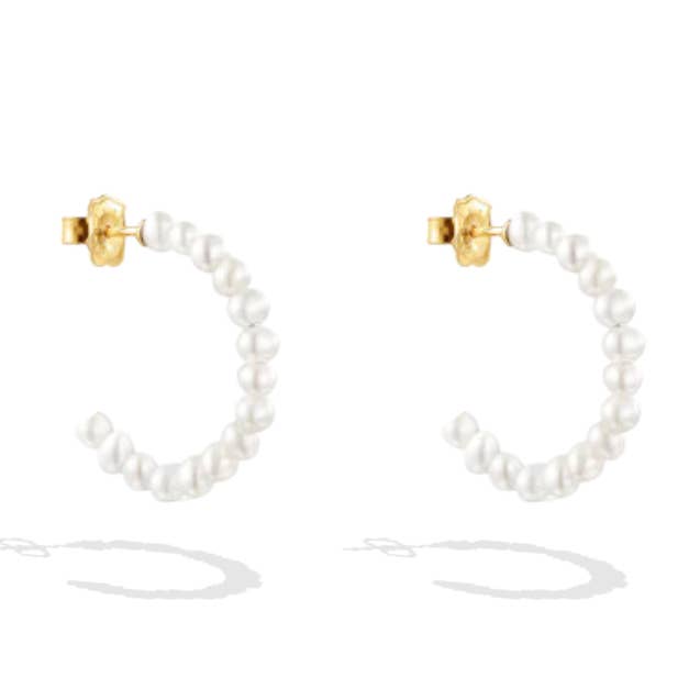 Orecchini a Cerchio Sunday Best Pearl per la vendita all'ingrosso da parte di Full Herizon