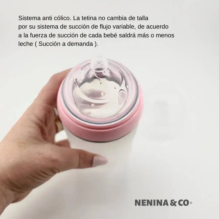 Nenina & Co - Wholesale Baby bottle - Silicone mommy bottle like the breast Nenina & Co12