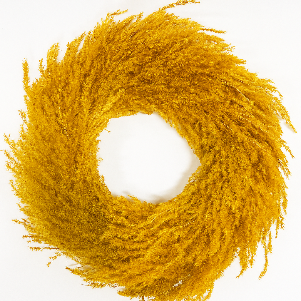 GS Foliage – Coroa de flores por atacado – Grinalda de Erva-das-Pampas Preservada de 16"2