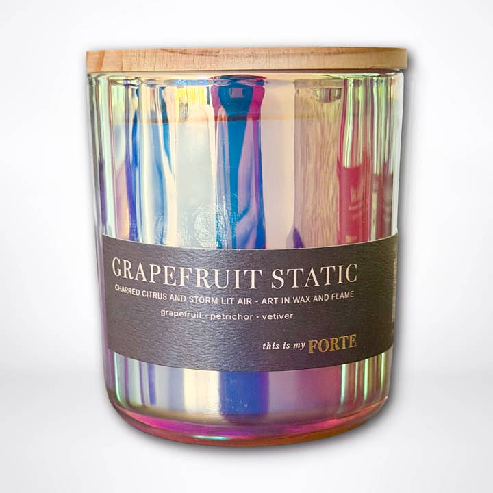 GRAPEFRUIT STATIC for wholesale by Forte Candle Haus