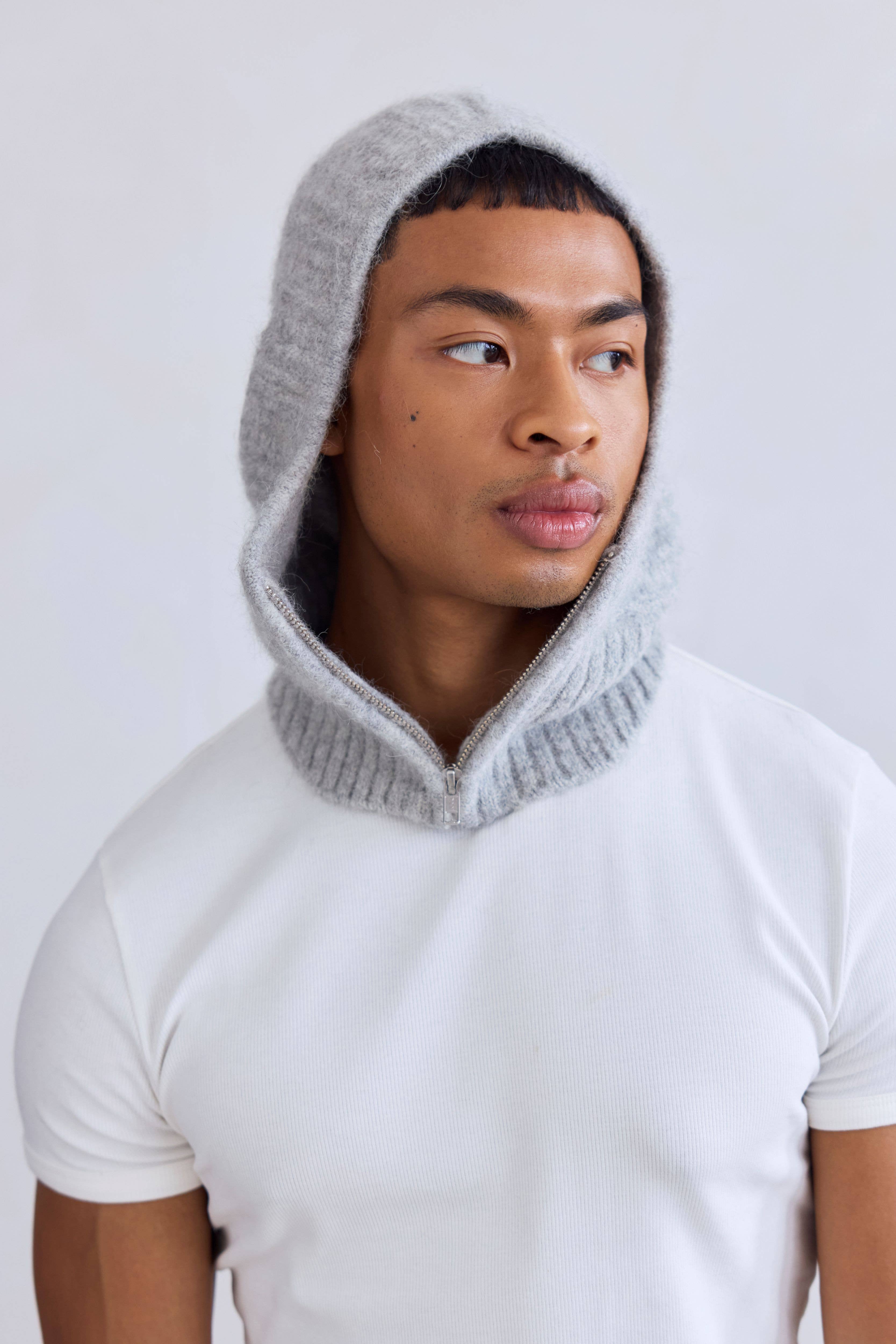 Arctic Fox & Co. - North America - Wholesale Balaclava - Unisex - The Alpaca Balaclava with Zip - Blizzard Grey - FW258