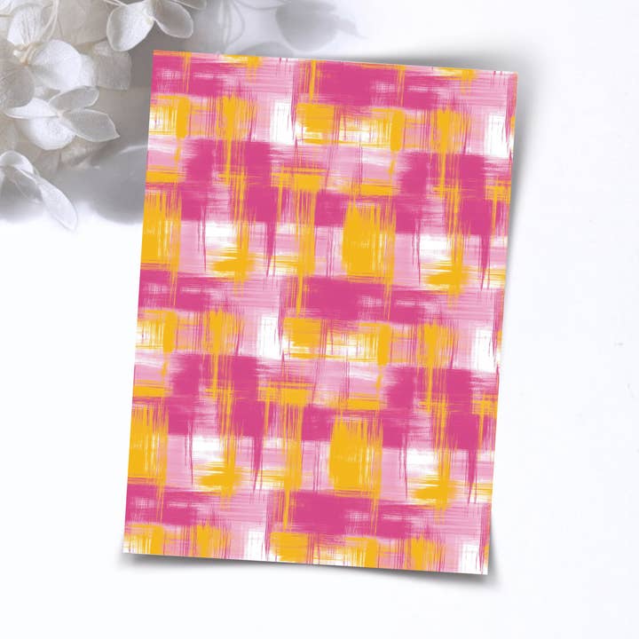 Transfer Paper – Pink Spring | For Polymer Clay - Water Transfer Paper - 228 for wholesale by S.I. Originals