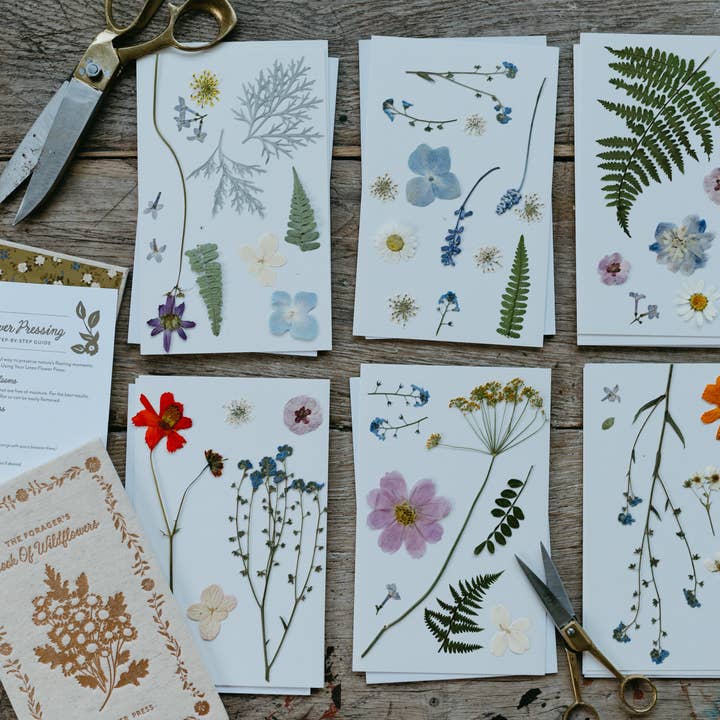 Flowerie - Wholesale DIY Craft Kit - Linen Flower Press: The Forager's Book of Wildflowers4