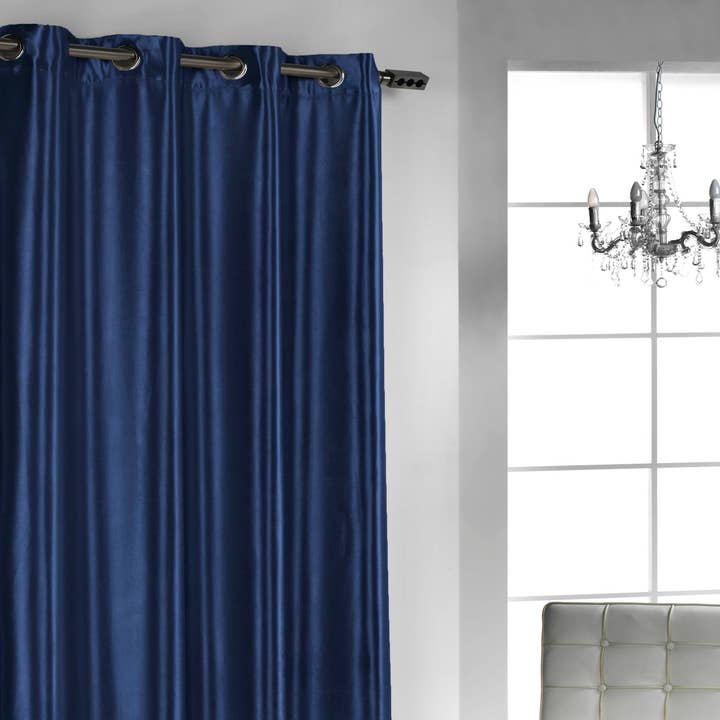 Black Out Lisa blå gardin för wholesale av Llar Textil