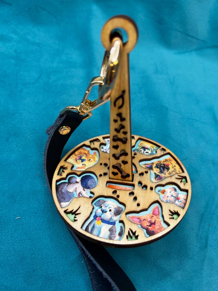 Mini Minder : porte-écheveau de fil pour tricot et crochet pour la vente par Lemonwood