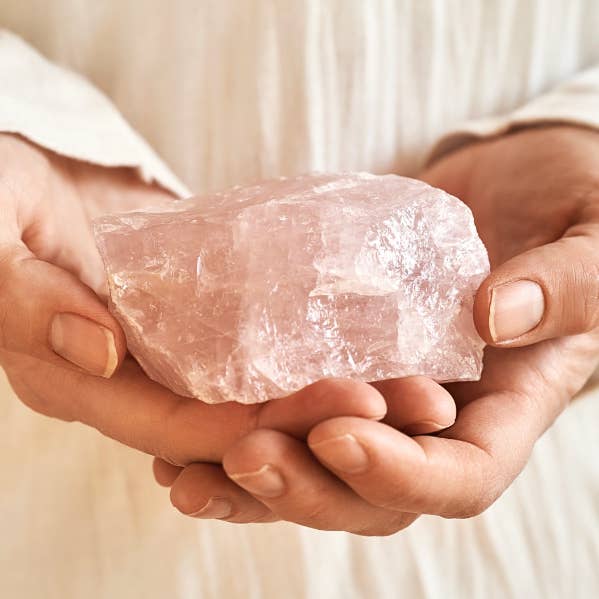 Liv Rocks – Pedra/cristal espiritual por atacado – Quartzo Rosa Rugoso, Cristais e Rochas