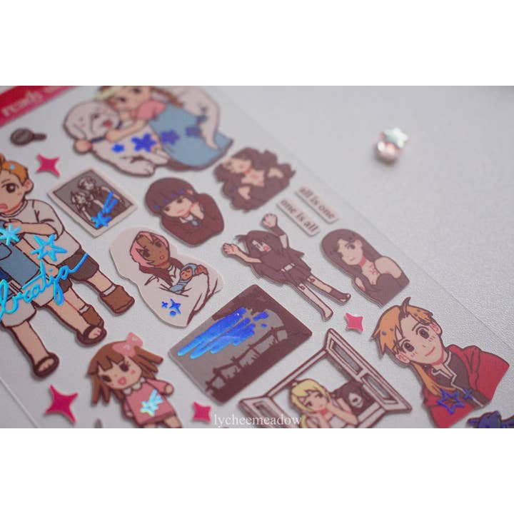 Lycheemeadow - Wholesale Sticker - FMA 2003 Holographic Sticker Sheet6
