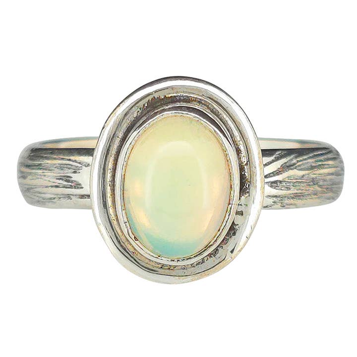 Amberman – wholesale Cocktail/Statement Ring – Opal Sterling Silver Ring