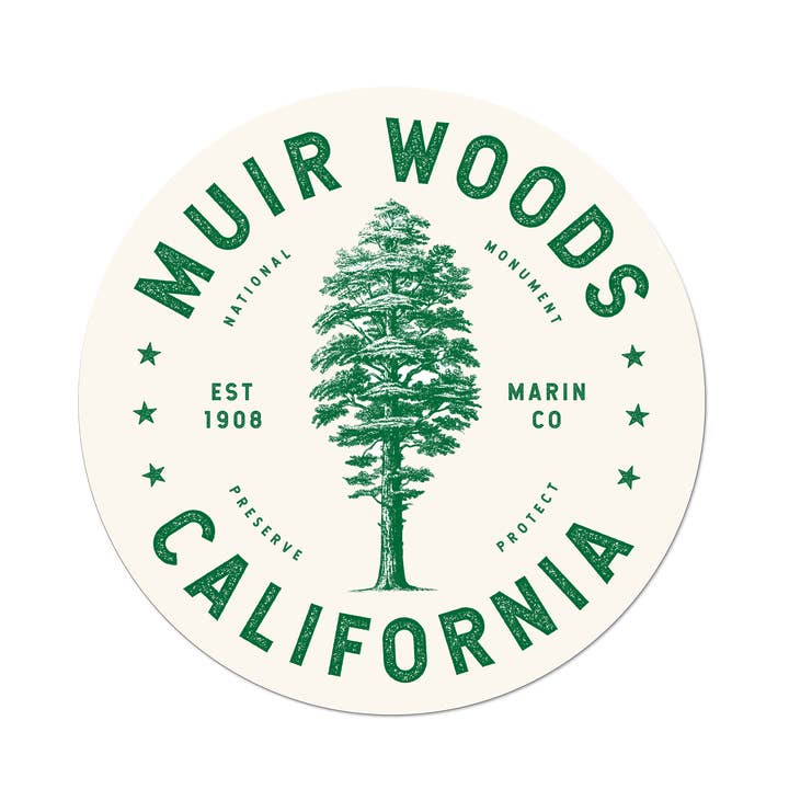 Muir Woods Klistermärke med Säl för wholesale av Sweet Bippy Press