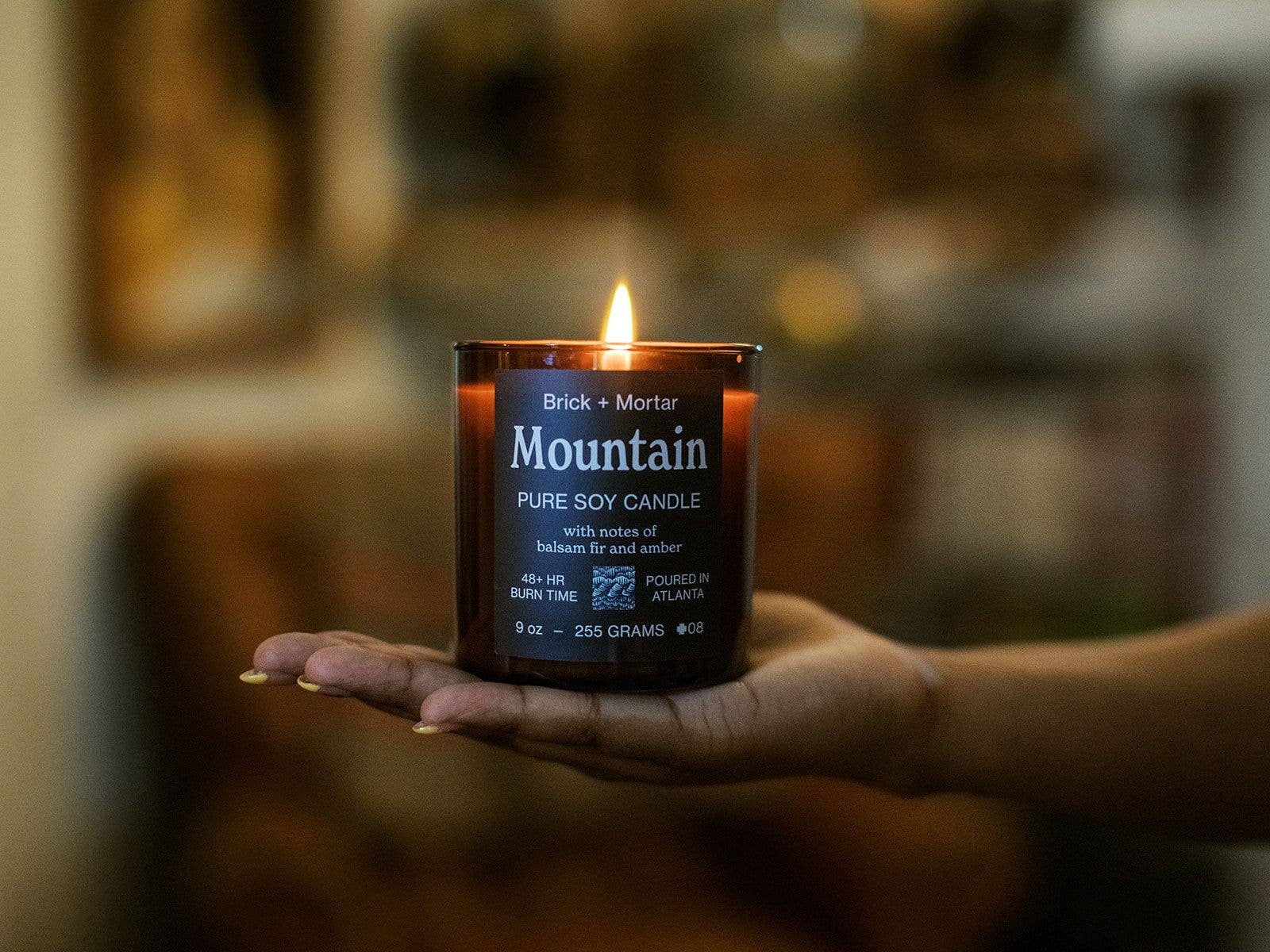 Brick+Mortar – wholesale Jar/filled candle – Mountain Scented Candle3