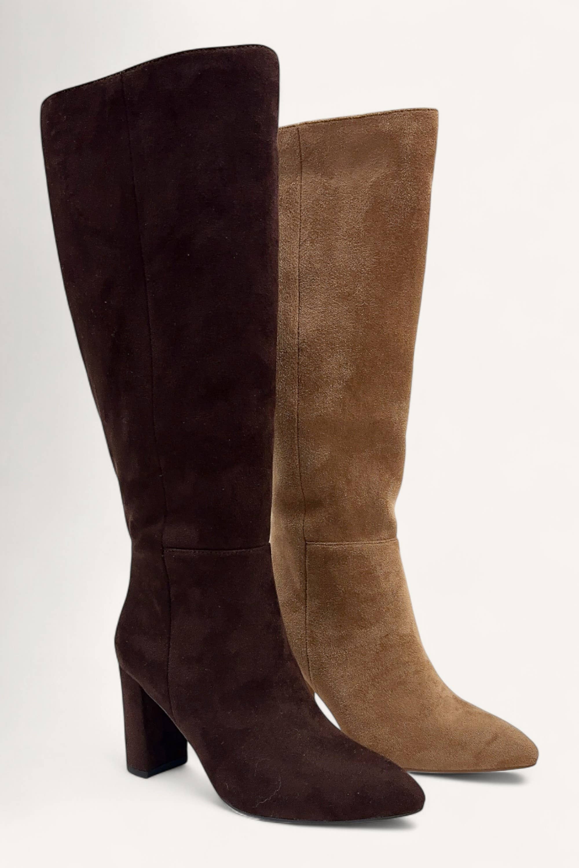 CCOCCI - Wholesale Boots - Women's - BRAZIL-84 LUXURIOUS FAUX SUEDE KNEE BOOTS4