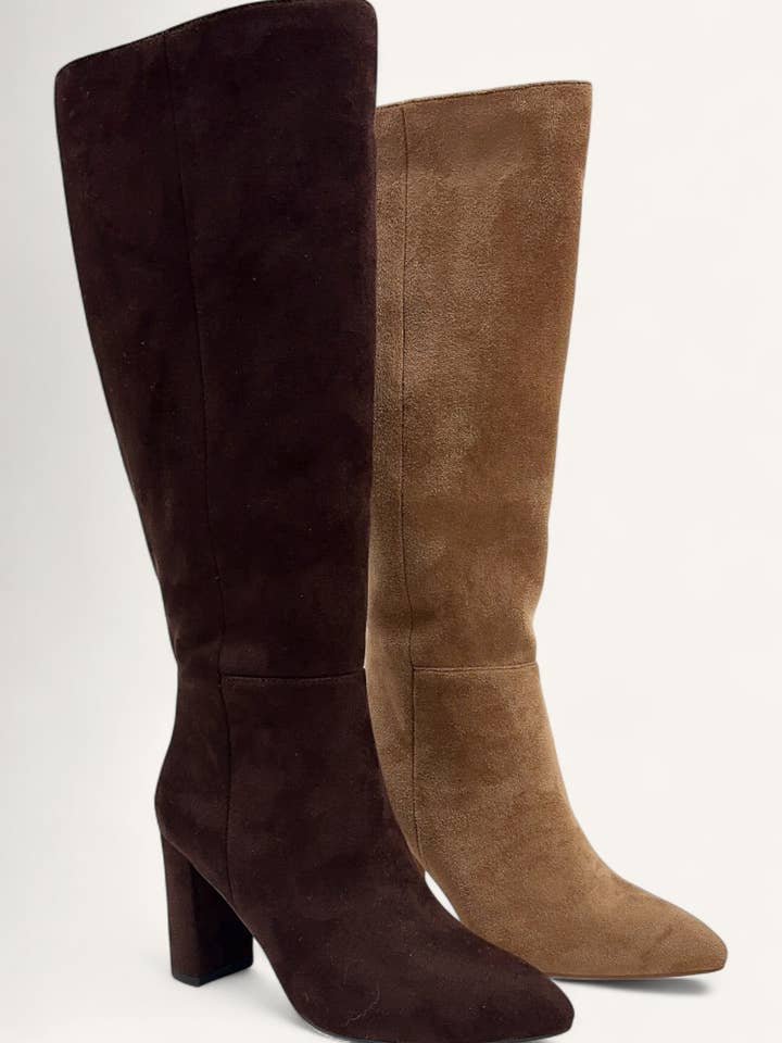 CCOCCI - Venta al por mayor Botas - Mujer - BOTAS DE RODILLA DE ANTE SINTÉTICO LUJOSAS BRAZIL-844