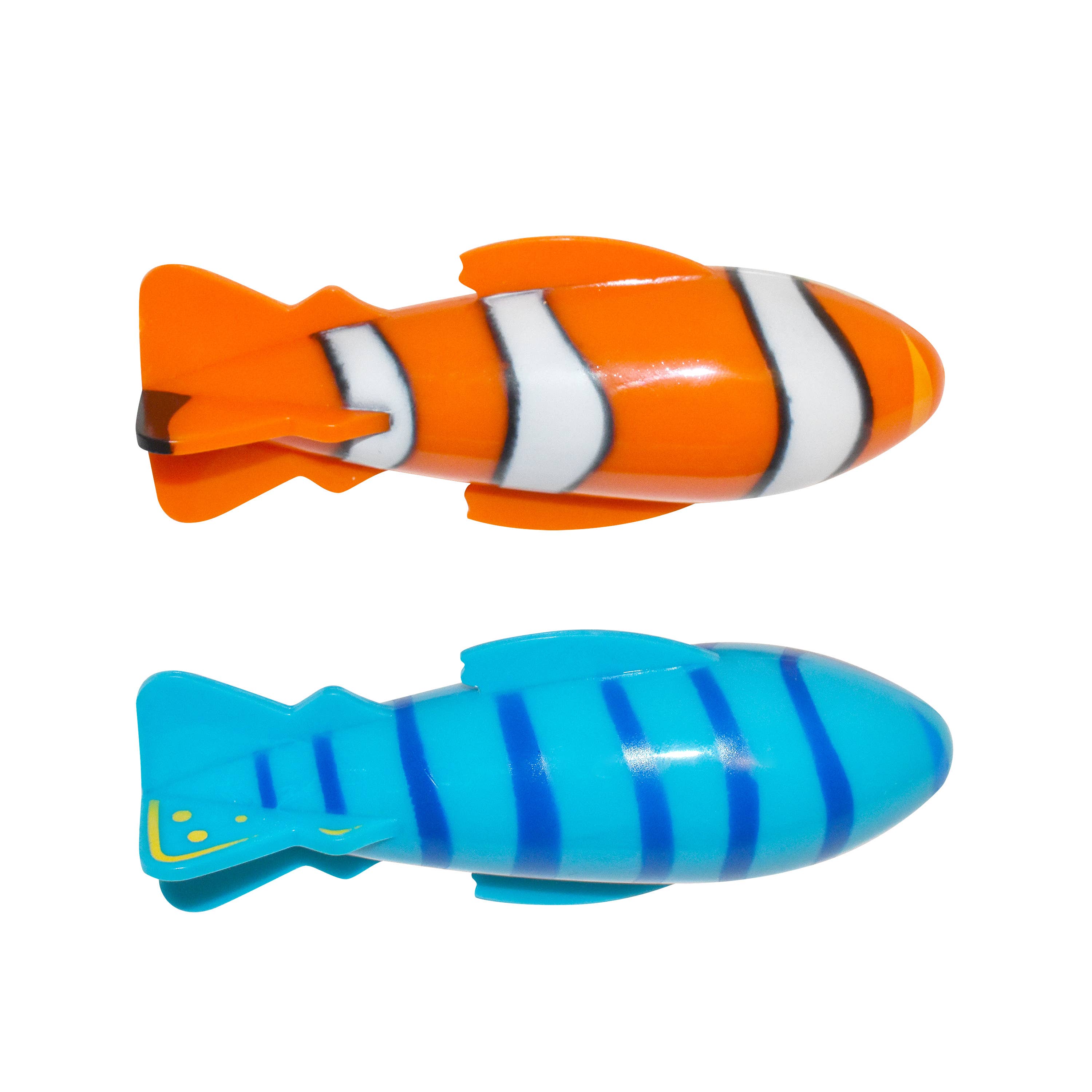 Salus Brands - Vendita all'ingrosso Giocattolo da spiaggia/piscina - Bambini e neonati - Giocattoli subacquei Torpedo Racers - Tropical Fish, confezione da 24