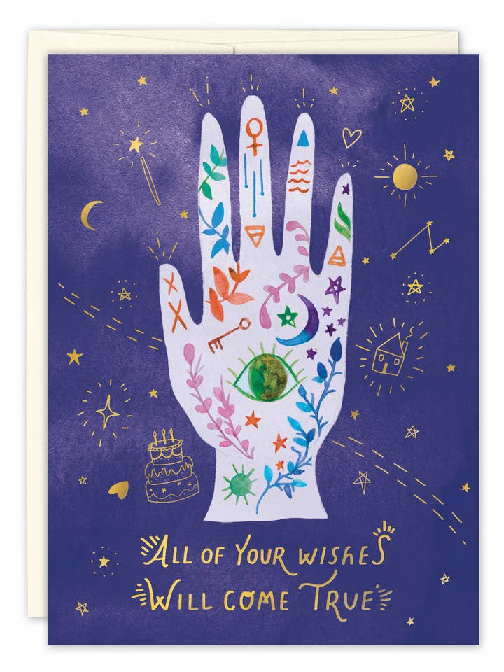 Wishes Will Come True Birthday Card for wholesale by Biely & Shoaf