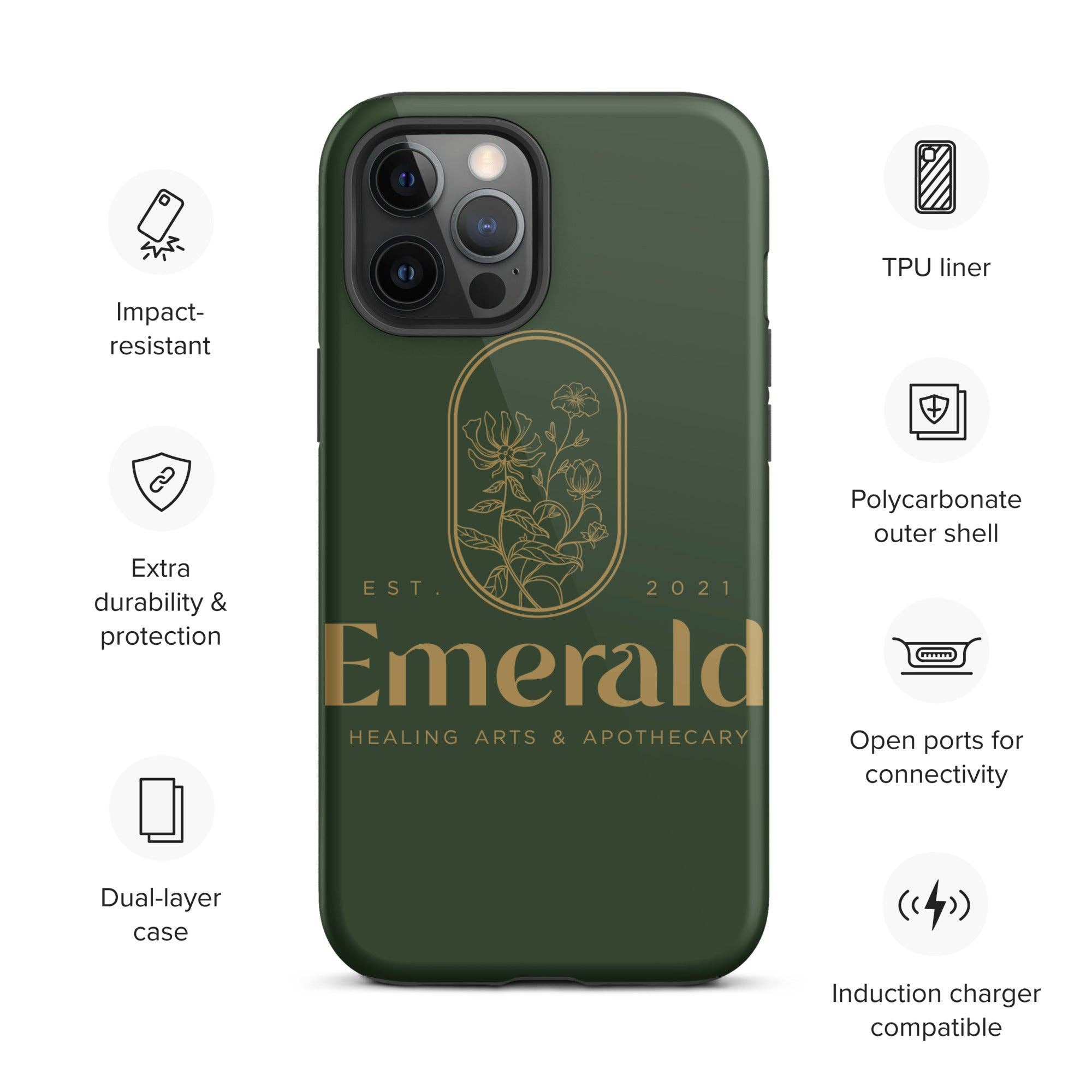 Practicality Skin & Body care - Wholesale Phone Case - Unisex - Emerald Tough iPhone case13