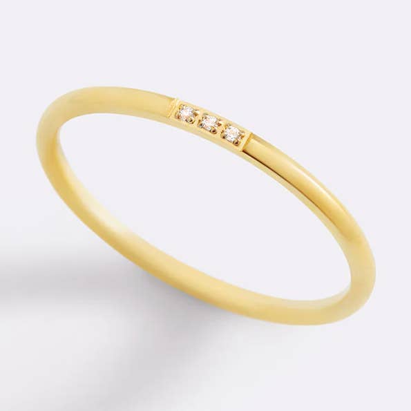 Mint & Lily - Wholesale Multi-Stone Ring - Dainty Diamonds Stacking Ring0