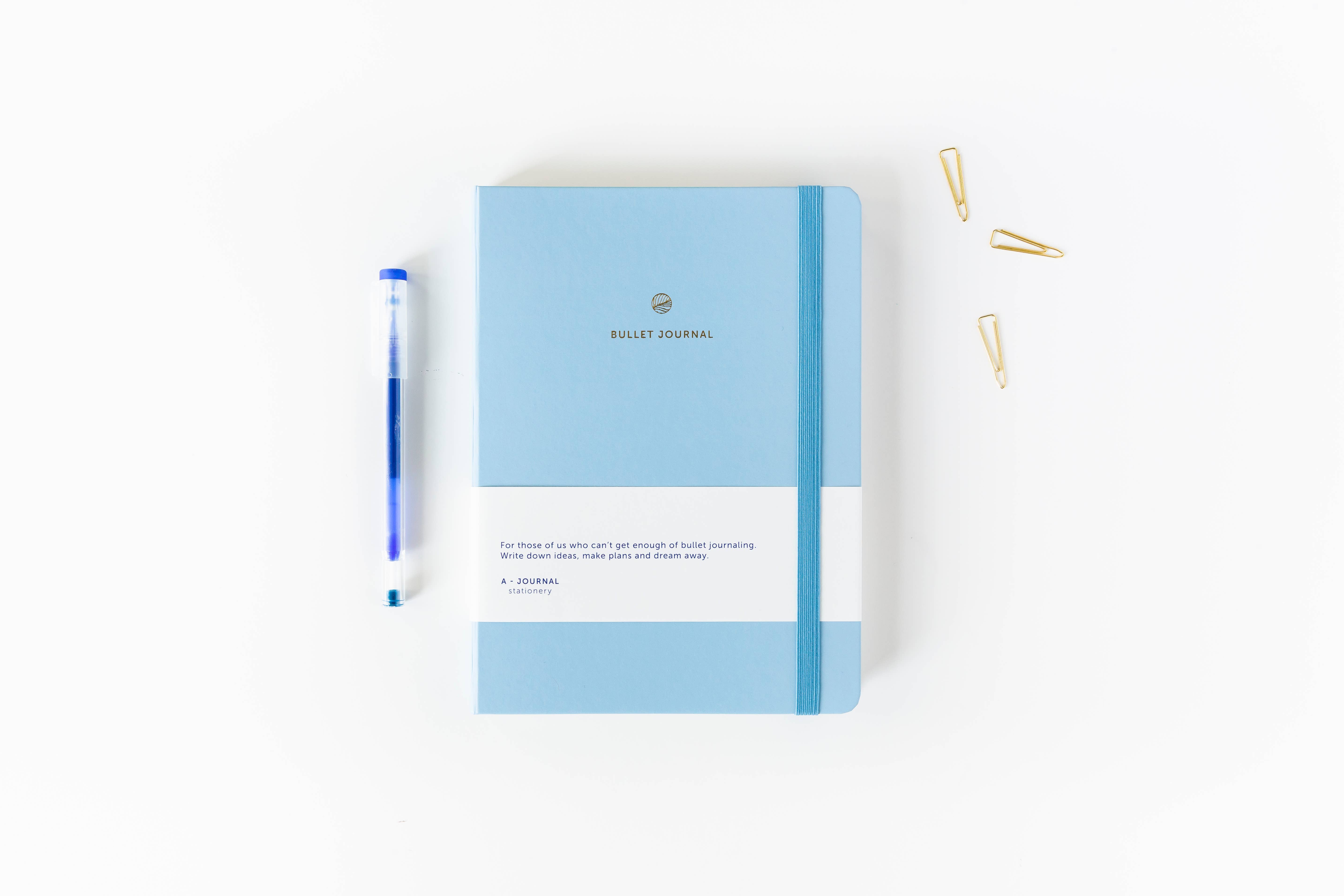 Blue Bullet Journal for wholesale on Faire