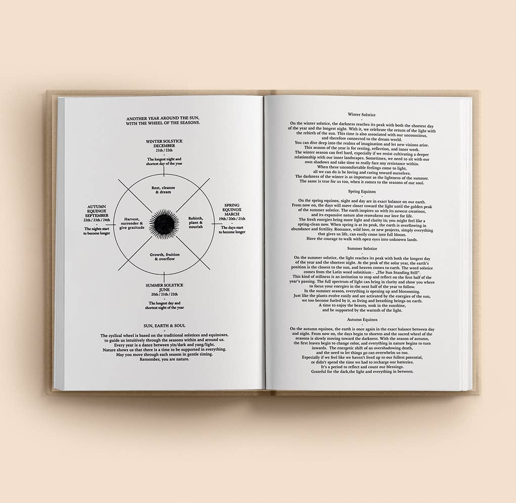 Anna Cosma - Wholesale Planner - STAY GOLD WILD SOUL - TIMELESS PLANNER CALENDAR - BEIGE 20264