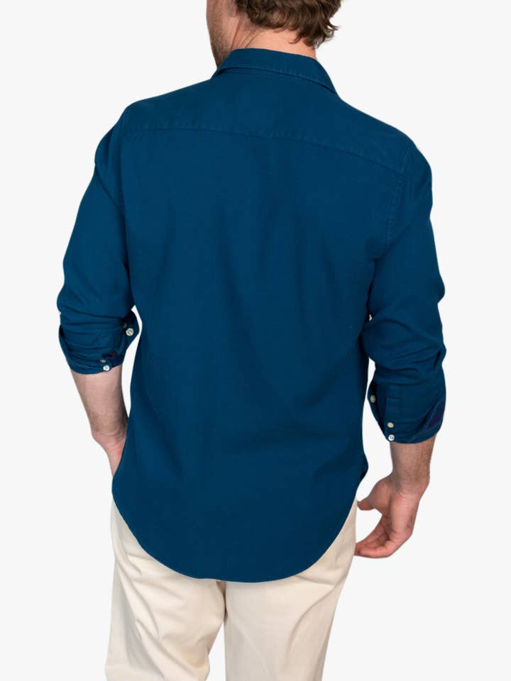KOY CLOTHING - Venta al por mayor Camisa con botones - Hombre - Camisa Kabisa Kikoy azul turquesa