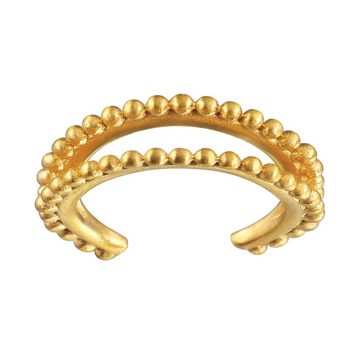 Punho de orelha pontilhado duplo por atacado de Satya Jewelry