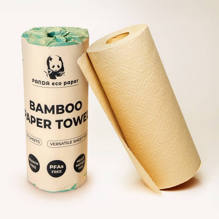 Rustic Strength - Wholesale Paper Towels - Unbleached Paper Towels | PFA-Free | Natural Brown Bamboo