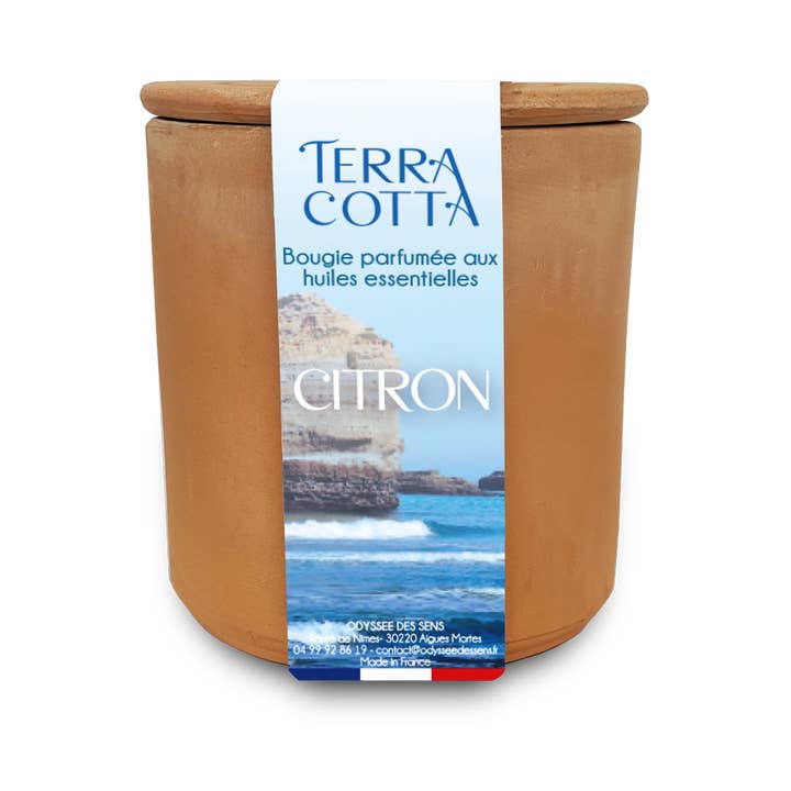 Limón - Vela 300g para venta al por mayor de ODYSSÉE DES SENS