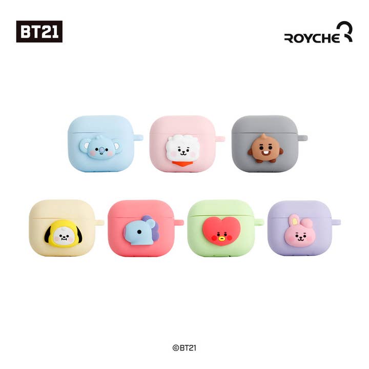 Custodia per Airpods BT21 Baby Pastel di terza generazione di BTS per la vendita all'ingrosso da parte di Soonhari Beauty