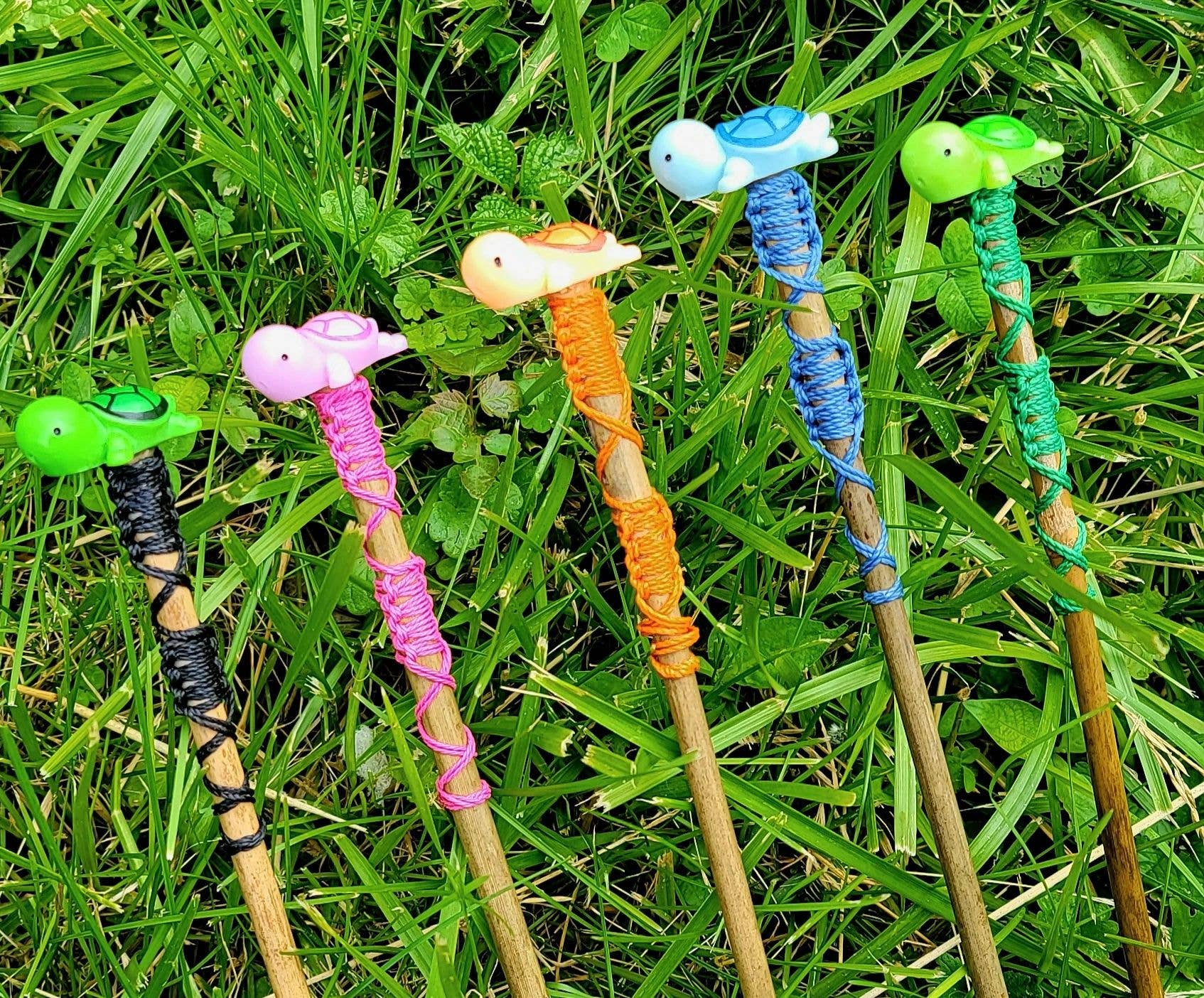 Shark Bitten - Wholesale Garden/Lawn Stake - Sea Turtle Plant/Flowerbed Buddies2