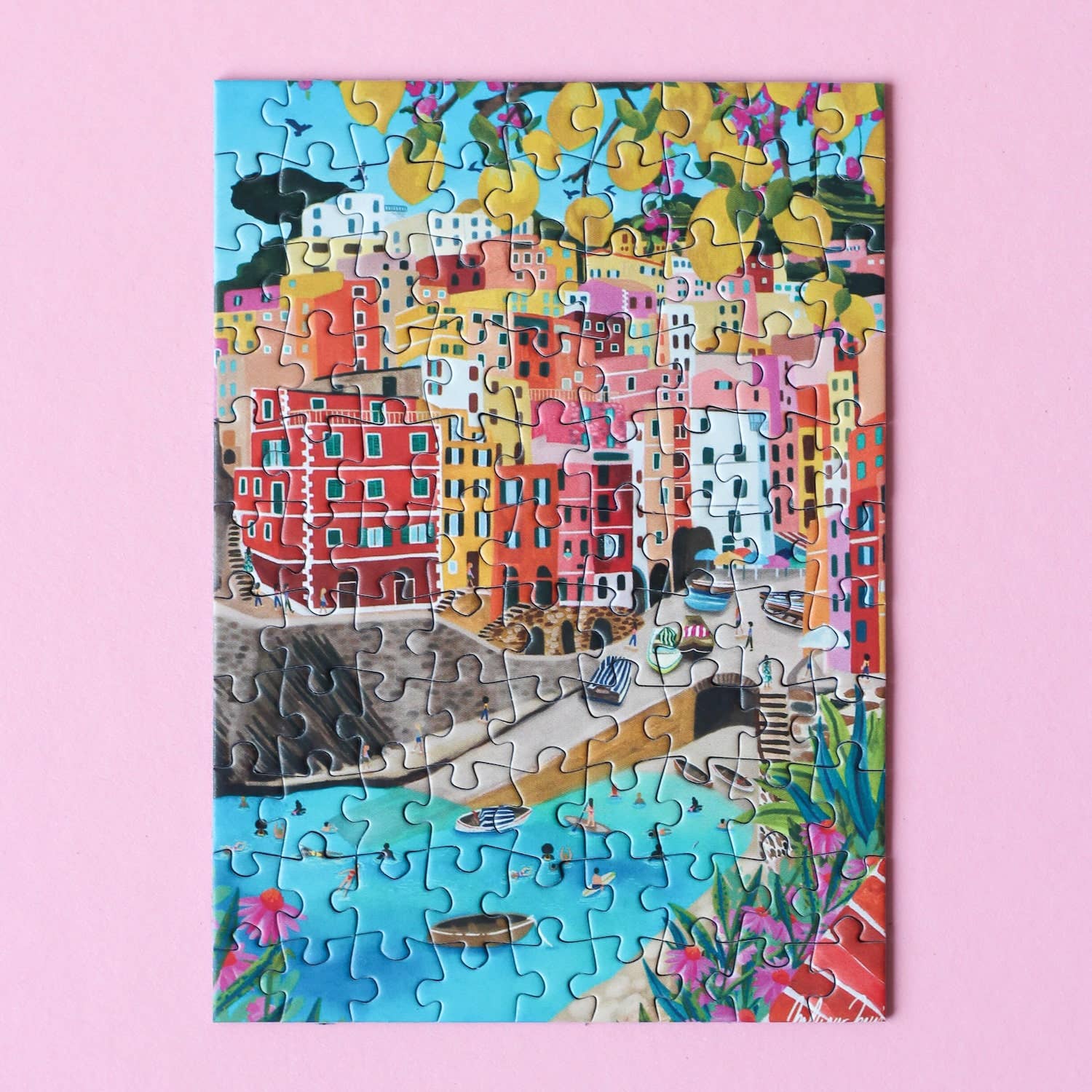 Piecely Puzzles - Vente Puzzle – adulte - Mini-puzzle Riomaggiore, 99 pièces2