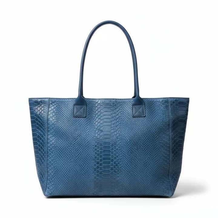 LOLA Blue Jeans leather bag for wholesale by ZEEN