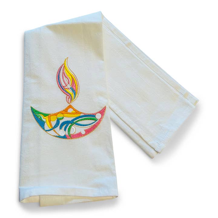 Towel - Diwali Festival of Lights for wholesale by Vibrantly Blue