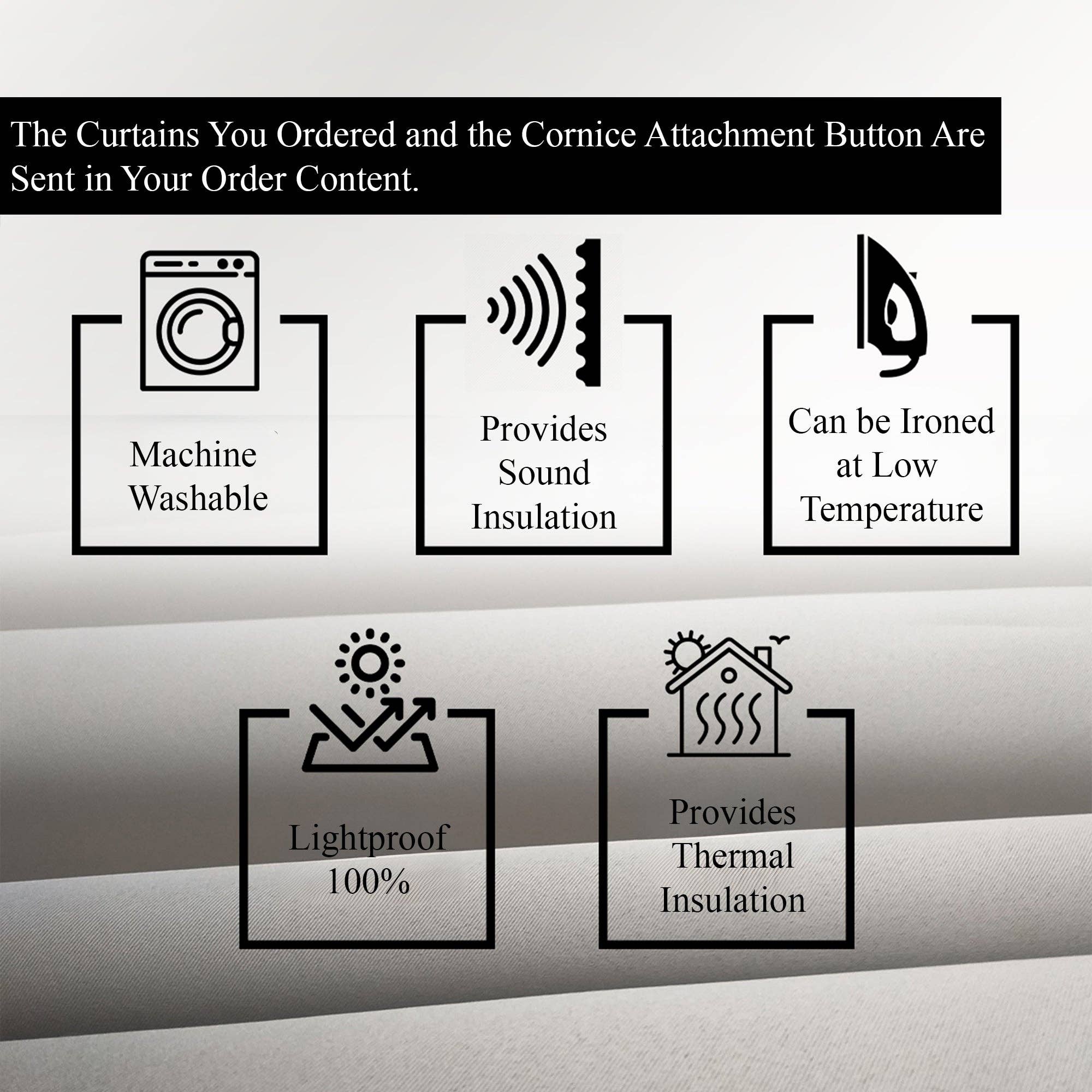 FLASHRUG LLC – wholesale Curtain – Blackout Gray Curtain1