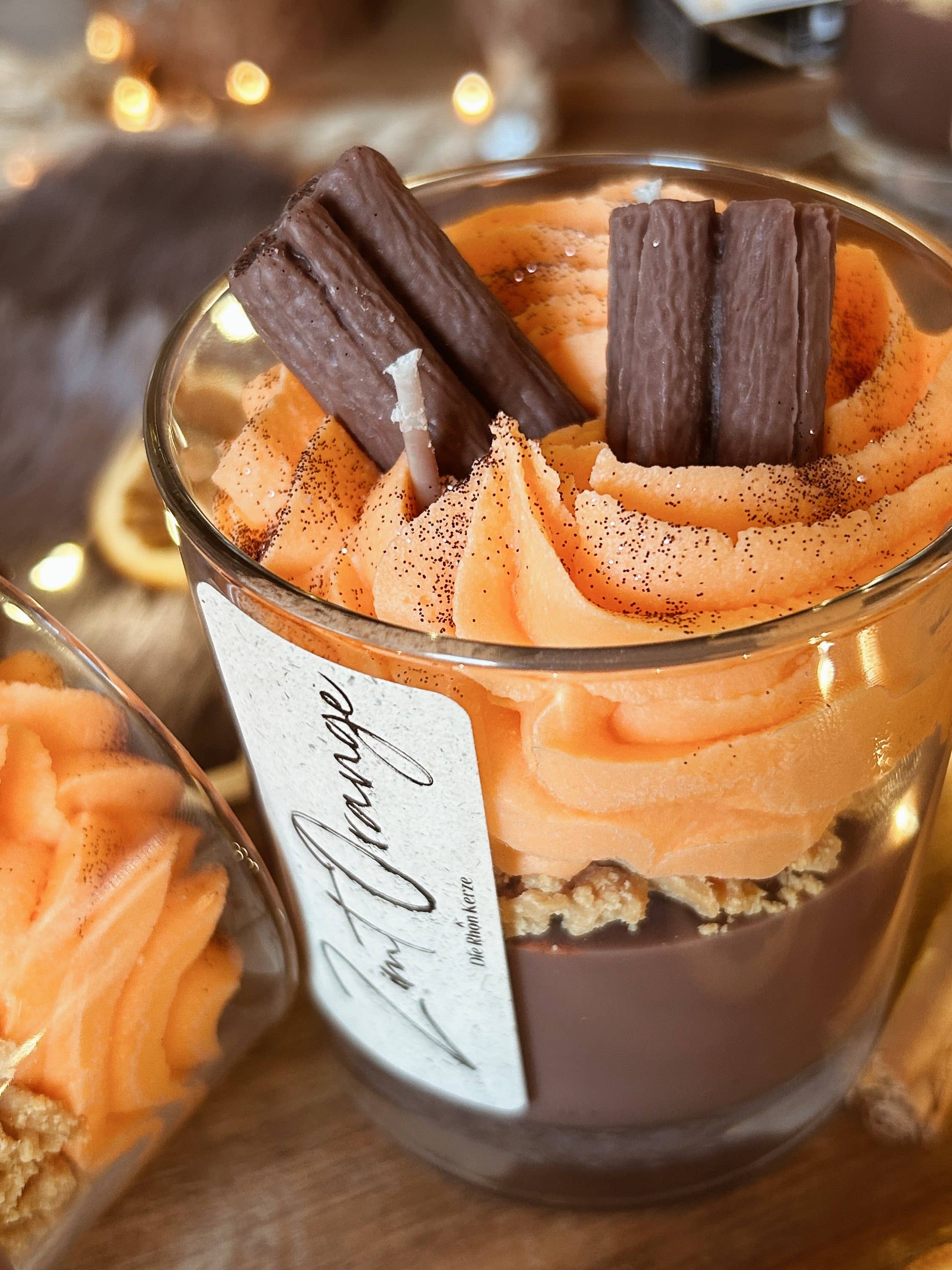 Die Rhoen Kerze - Wholesale Grappige kaars - Kaneel Sinaasappel Voedsel Kaars1