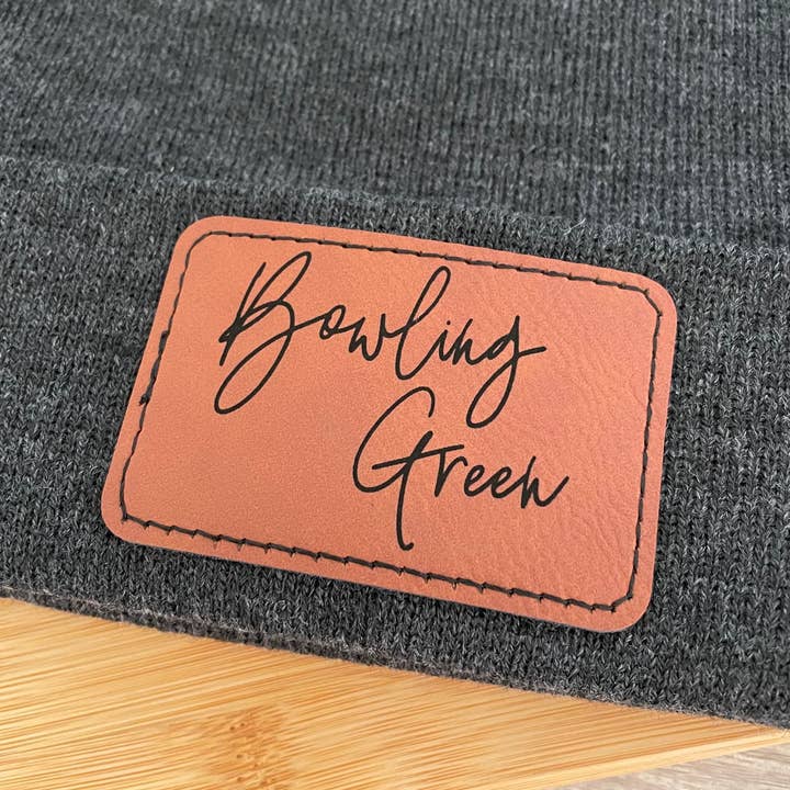 With Love Louise - Wholesale Beanie - Women's - Custom Patch Beanie - Personalized Hat - Customized Beanie