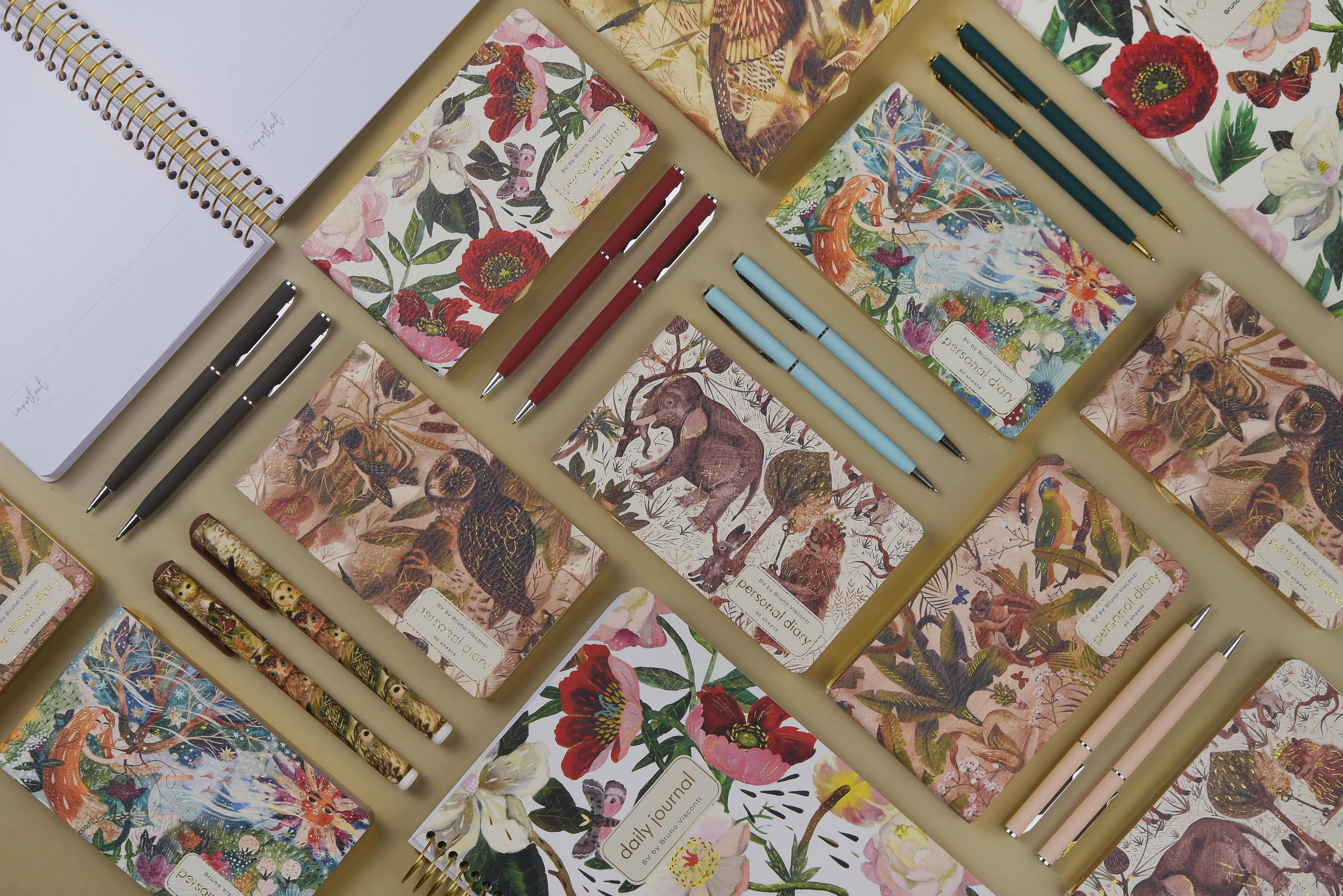 BV by Bruno Visconti - Wholesale Planner - Horizontal Vegan Leather Weekly Planner - Dream6