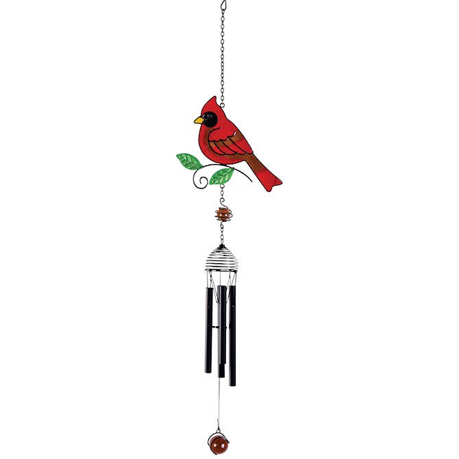 "Cardinal" Wireworks Mini Chime for wholesale by Gift & Garden by Carson