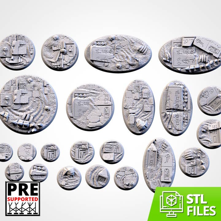 Ägyptische texturierte Untergründe für den Großhandel von Forg3d